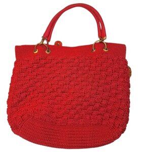 The Sak Hobo Bucket Bag in Raspberry Red
